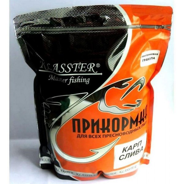 Рибальська підгодовування KLASSTER PREMIUM Короп, 1кг, короп-слива Рибальська підгодовування KLASSTER PREMIUM Короп, 1кг, короп-слива
