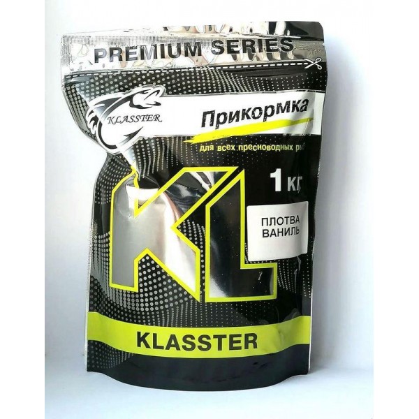 Прикормка для риболовлі KLASSTER PREMIUM Плотва, 1кг, плотва-ваніль Прикормка для риболовлі KLASSTER PREMIUM Плотва, 1кг, плотва-ваніль
