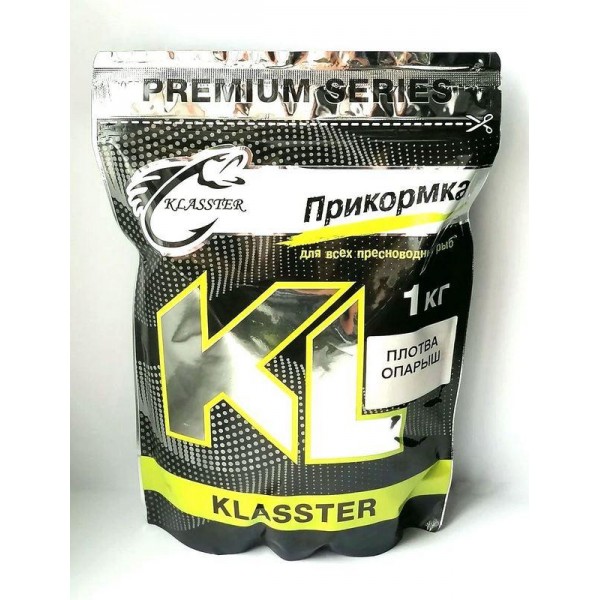 Прикормка для риболовлі KLASSTER PREMIUM Плотва, 1кг, плотва-опариш Прикормка для риболовлі KLASSTER PREMIUM Плотва, 1кг, плотва-опариш