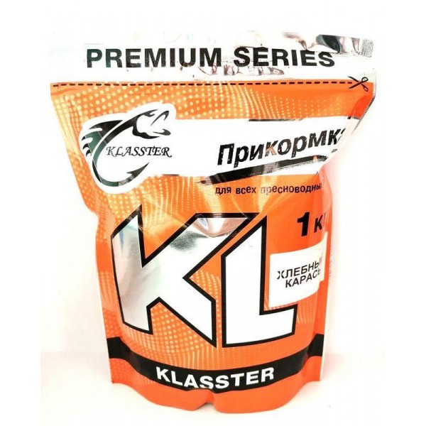 Прикормка для рыбы KLASSTER PREMIUM Карась, 1кг, карась-хлеб