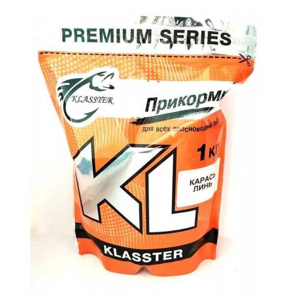 Прикормка для рыбы KLASSTER PREMIUM Карась, 1кг, карась-линь
