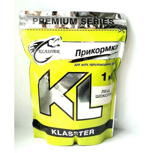 Прикормка для рыбы KLASSTER PREMIUM Карась, 1кг, лещ-шоколад