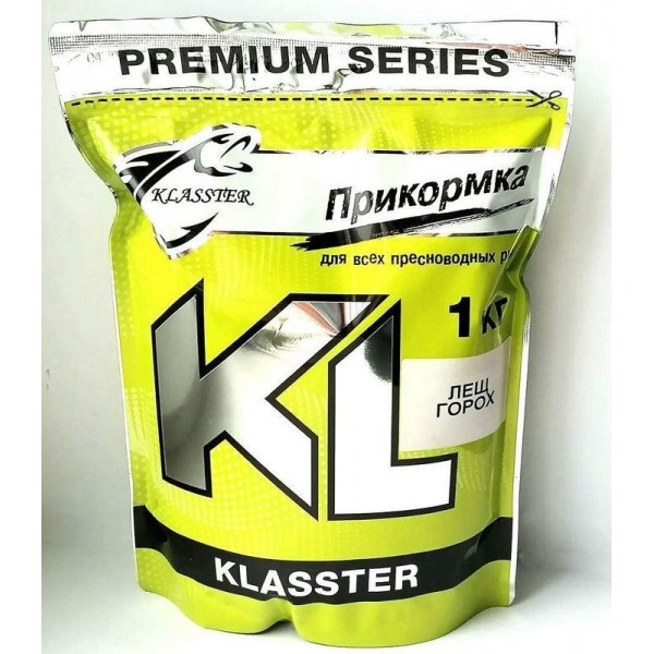 Прикормка для риболовлі KLASSTER PREMIUM Лящ, 1кг, лящ-горох Прикормка для риболовлі KLASSTER PREMIUM Лящ, 1кг, лящ-горох