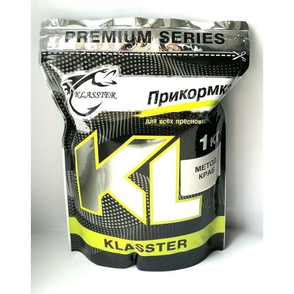 Рыболовная прикормка KLASSTER PREMIUM Метод, 1кг, метод-краб