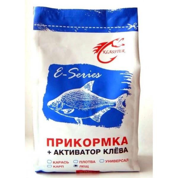 Прикормка для риболовлі KLASSTER E-SERIES 0,9 кг, лящ Прикормка для риболовлі KLASSTER E-SERIES 0,9 кг, лящ
