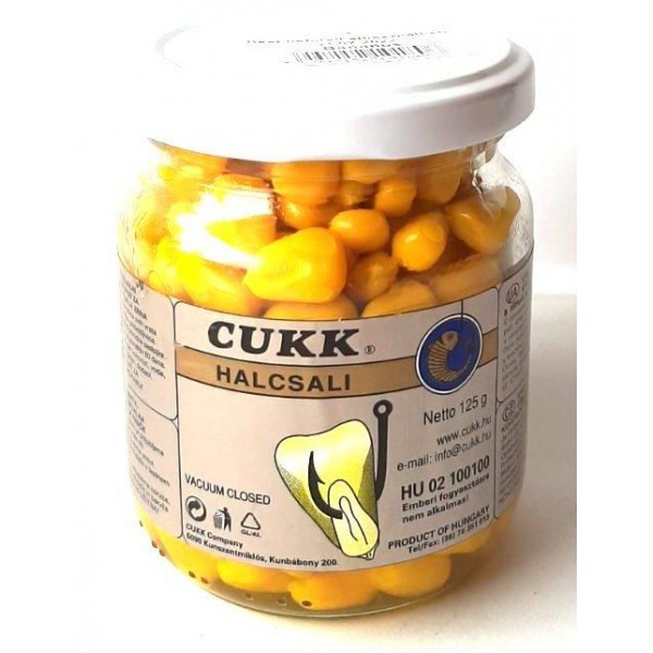 Наживка Суха кукурудза Cukk, 125г, банан Наживка Суха кукурудза Cukk, 125г, банан