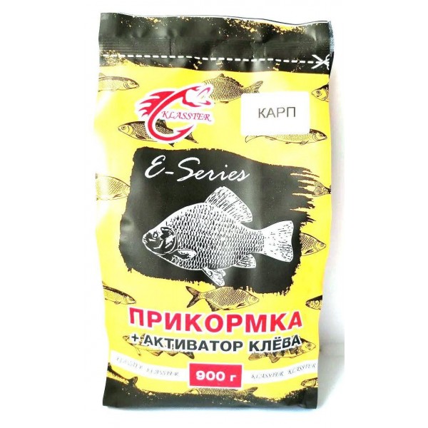 Прикормка для риболовлі KLASSTER E-SERIES 0,9 кг, короп-груша