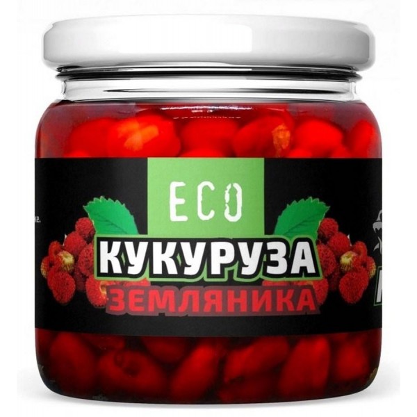 Наживка Кукуруза ECO ROBIN стекло 200г., земляника