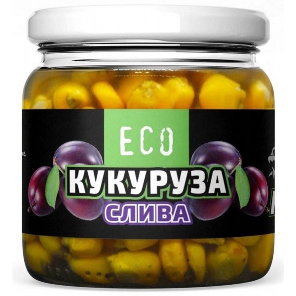 Наживка Кукуруза ECO ROBIN стекло 200г., слива