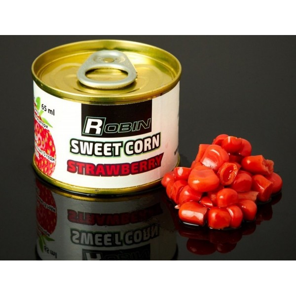 Наживка SWEET CORN ROBIN ж/б 65мл., полуниця