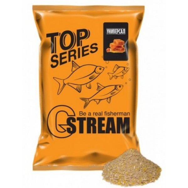 Прикормка рибальська, G.Stream Top Series, вага 1кг, смак Універсал мед