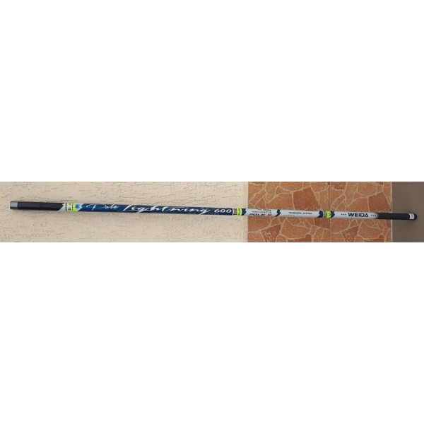 Вудка Weida Pole Light Wing sport без кілець (522), довжина 6м Вудка Weida Pole Light Wing sport без кілець (522), довжина 6м