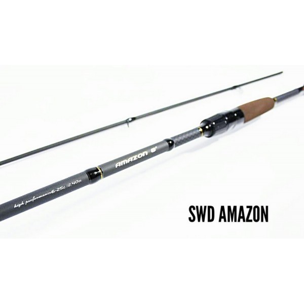 Удилище спиннинговое Siweida Amazon, тест 6-25 гр, длина 2,4м Удилище спиннинговое Siweida Amazon, тест 6-25 гр, длина 2,4м