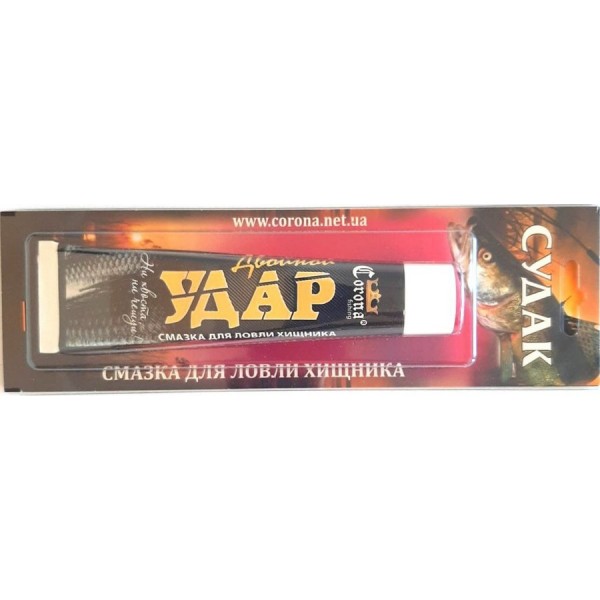 Атрактант-мастило для риболовлі Корона Подвійний удар, судак