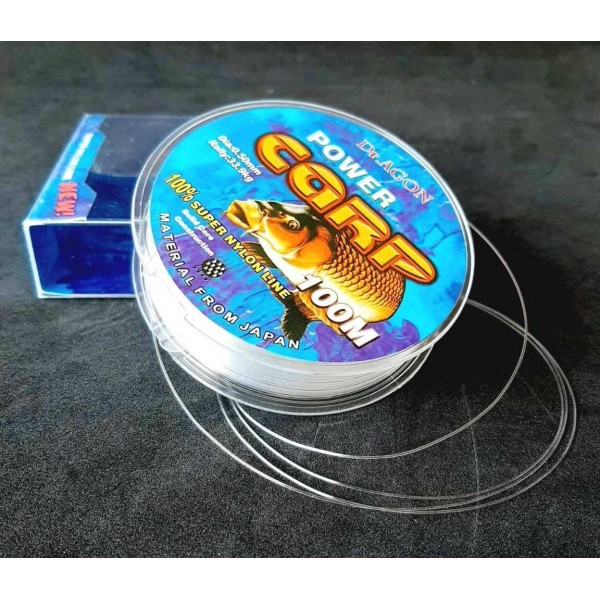 Рибальська волосінь DrAGON Power Carp, 100м., діаметр 0,18мм