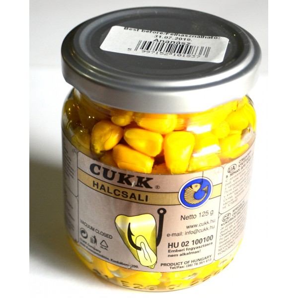 Наживка Сухая кукуруза Cukk, 125г, ананас