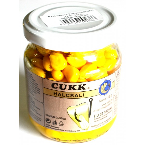 Наживка Суха кукурудза Cukk, 125г, ваніль Наживка Суха кукурудза Cukk, 125г, ваніль