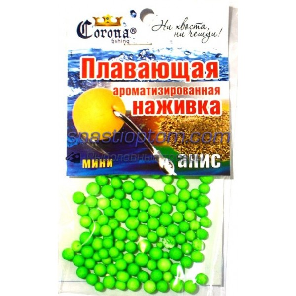 Корона, кульки пінопласту, міні, (4-6мм), аніс Корона, кульки пінопласту, міні, (4-6мм), аніс