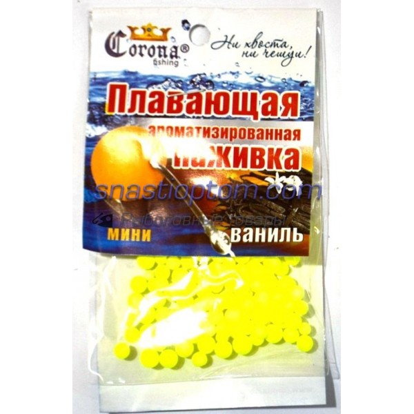 Корона, кульки пінопласту, міні, (4-6мм), ваніль Корона, кульки пінопласту, міні, (4-6мм), ваніль