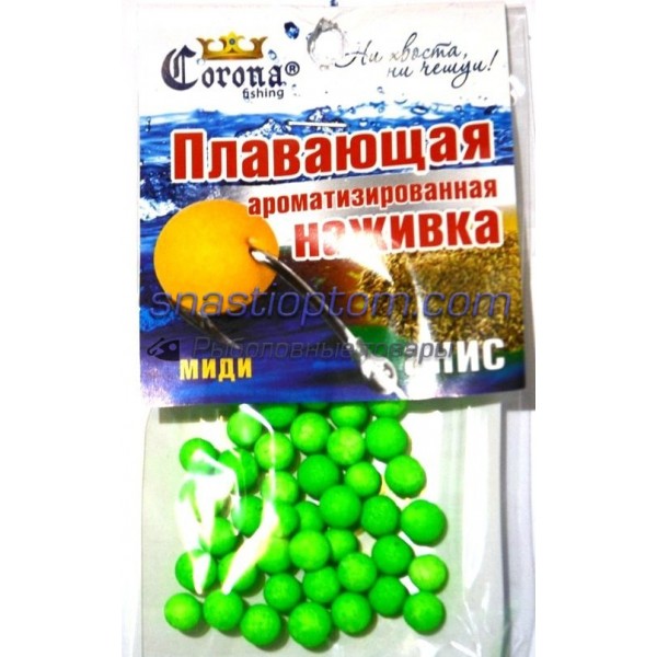 Пінопластова наживка Корона, міді, (6-8мм), аніс Пінопластова наживка Корона, міді, (6-8мм), аніс