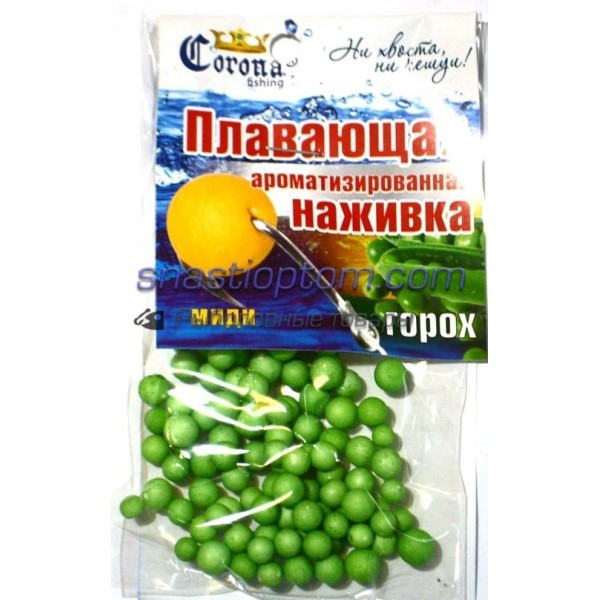 Пінопластова наживка Корона, міді, (6-8мм), горох Пінопластова наживка Корона, міді, (6-8мм), горох
