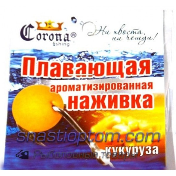 Пінопластова наживка Корона, міді, (6-8мм), кукурудза Пінопластова наживка Корона, міді, (6-8мм), кукурудза