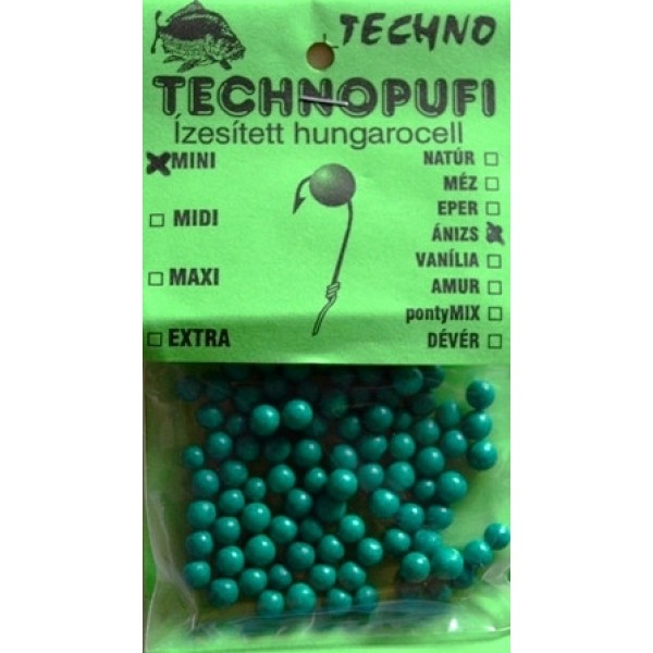 Techno pufi кульки пінопласту, міні (2-4мм), аніс