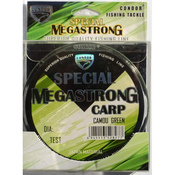 Рибальська волосінь Condor MegaStrong Special Carp CAMOU GREEN, 300м , діаметр 0,30мм