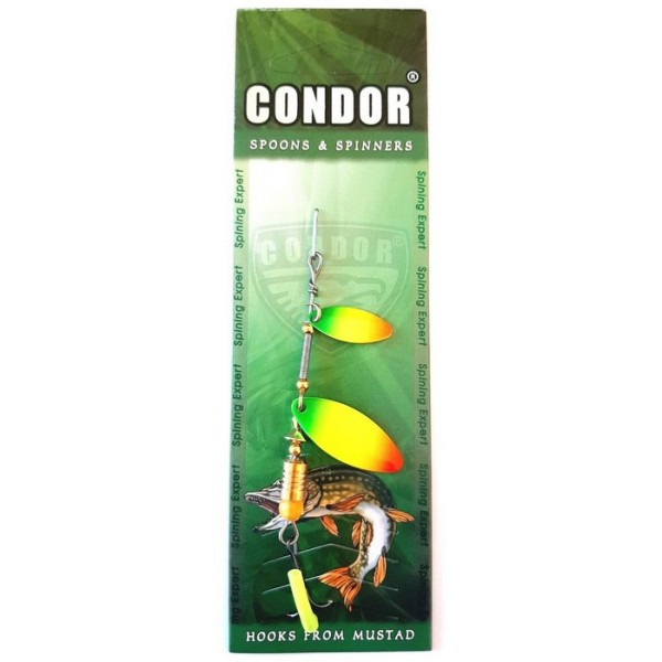 Блешня-вертушка подвійна Condor, колір 187, 6гр