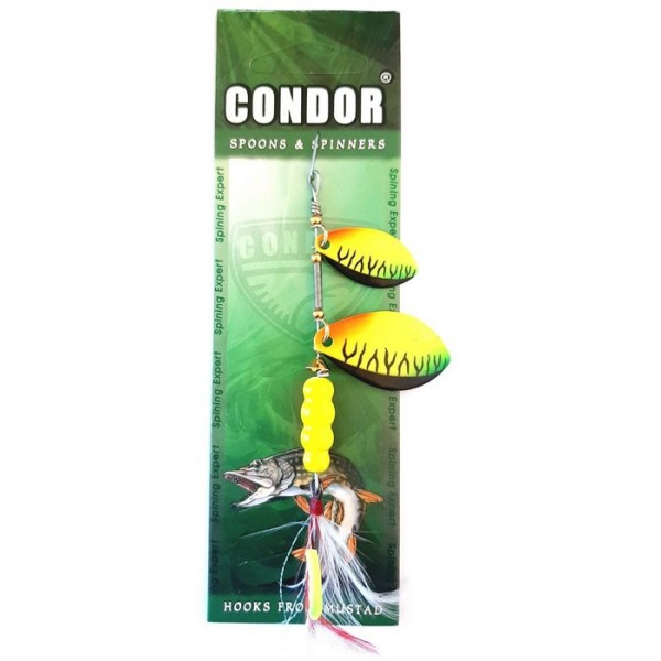 Блешня-вертушка подвійна Condor, 5157, колір CB03, 15гр