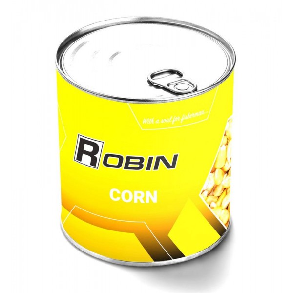 Рыболовная наживка Кукуруза ROBIN Натурал ж/б 900мл.
