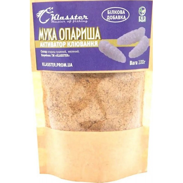 Активатор клева Мука опарыша KLASSTER, 100 г.
