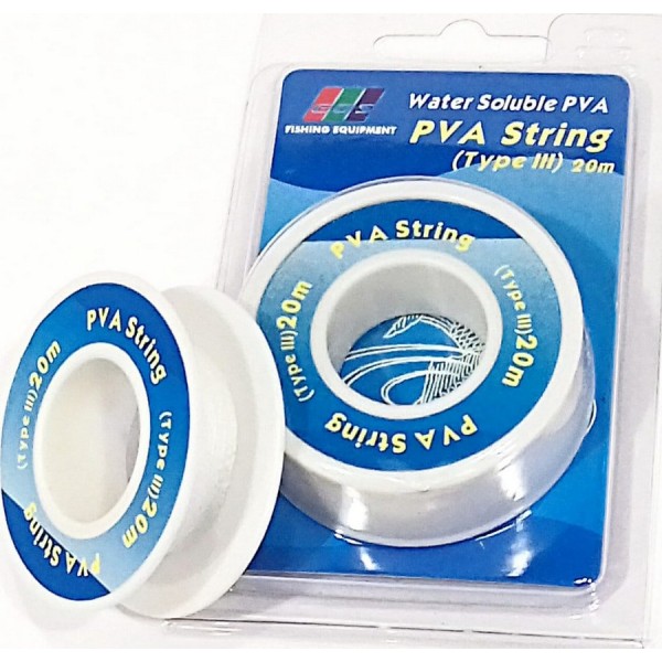 Шнур EOS PVA Розчинний, плетіння 3 нитки, 20м.
