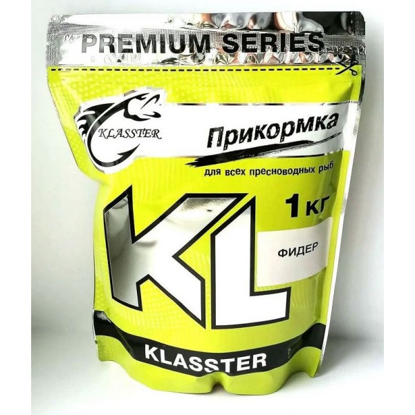 Прикормка для рыбы KLASSTER PREMIUM Фидер, 1кг