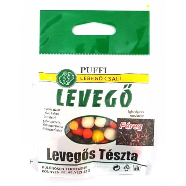 Повітряне тісто PUFFI LEVEGO, Черв'як, мікс, 5гр.
