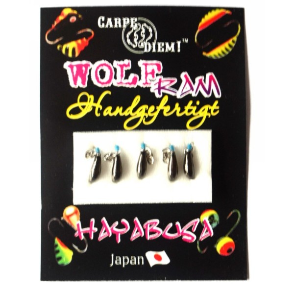 Мормишка вольфрамова Carpe Diem Ризький банан кр.№18 5шт Black ланцюжок 2mm 0,3 g 025-020-1