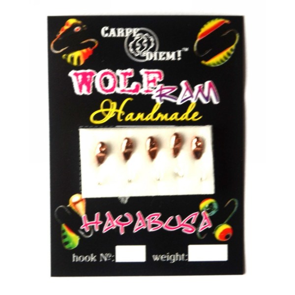 Мормышка Carpe Diem, вольфрамовая, Семечка кр.№18 5шт Cu  2,5mm 0,2g 008-025-1