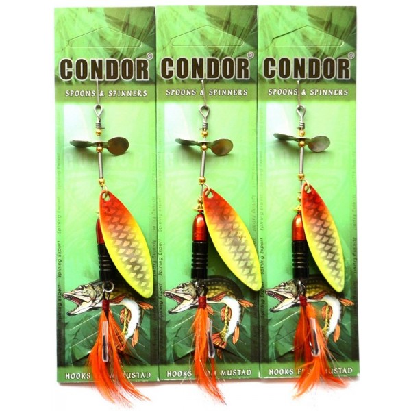 Блешня-вертушка Condor, колір H401, 15гр