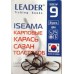 Гачки для риболовлі Leader ISEAMA BN, № 9 (8шт.) Гачки для риболовлі Leader ISEAMA BN, № 9 (8шт.)