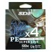 Шнур KDL X4 SUPER PE LINE multicolor, 100м, диаметр 0,10мм